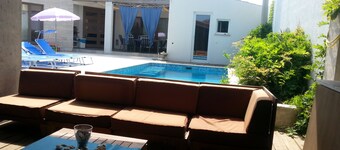 Home Mare. Beautiful holiday home with pool, 500m to the beach, WiFi