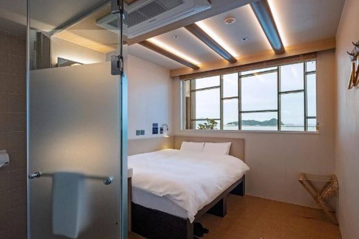 Blackout curtains, soundproofing, free WiFi, bed sheets