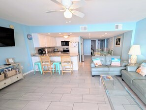 TV - Direct Oceanfront Condo, Amazing Views of Ocean and Bay (Ocean City)