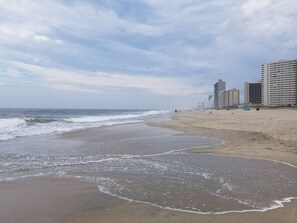 On the beach