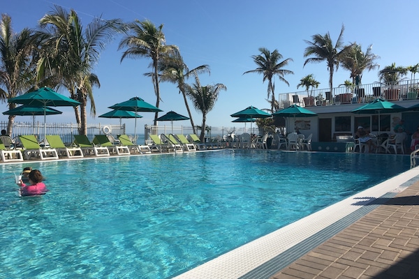 Swim in the Pool at the CABANA CLUB.
