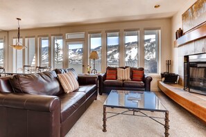 TV, fireplace, DVD player