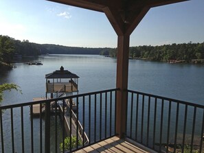 Property grounds - Point lot w/beautiful views! Deep water, 2-story dock, min steps to water.  (Arley)