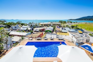 Estudio familiar, varias camas, no fumadores, vistas al mar | Vistas desde la habitación