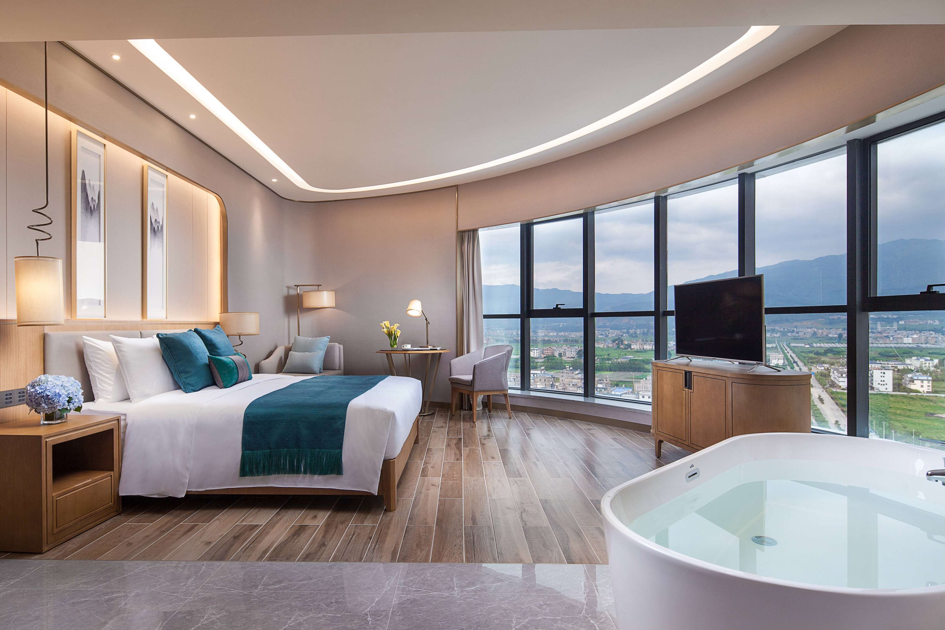 Deluxe Suite, 1 King Bed, Non Smoking | Minibar, in-room safe, iron/ironing board, free WiFi