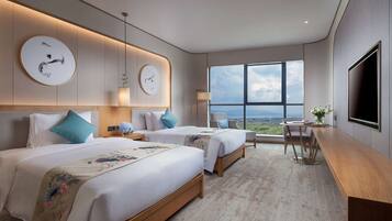 Deluxe Room, 2 Twin Beds, Non Smoking | Minibar, in-room safe, iron/ironing board, free WiFi