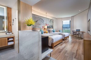 商務客房, 2 張單人床, 非吸煙房 | 迷你吧、客房內保險箱、熨斗/熨衣板、免費無線上網