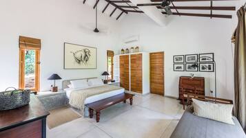 2 bedrooms, premium bedding, memory-foam beds, minibar