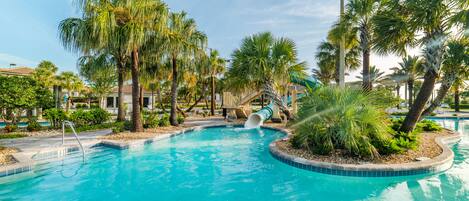 Piscine extérieure, piscine chauffée