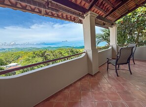 Terrace/patio - TOP ON THE HILL OCEAN VIEW CONDO, PERSONALLY OWNED. COCO, COSTA RICA. (playas del coco)