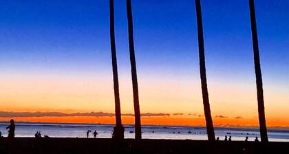 Waikiki Grand Across Waikikin rannalta ja eläintarhasta Waikikin sydämessä!