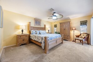 3 bedrooms, in-room safe, iron/ironing board, free WiFi