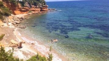 Accommodatie ligt op het strand