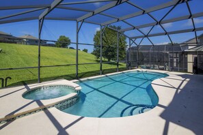 Outdoor pool, a heated pool - Best Location Villa  In Emerald Island Resort: Disney Magic Awaits in 3.5 miles. (Kissimmee)