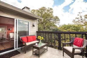 Terrace/patio - View, 1 King bed & sleeper; .33 mi to Barton Springs/Zilker Park, @2 mi to DT! (Austin)