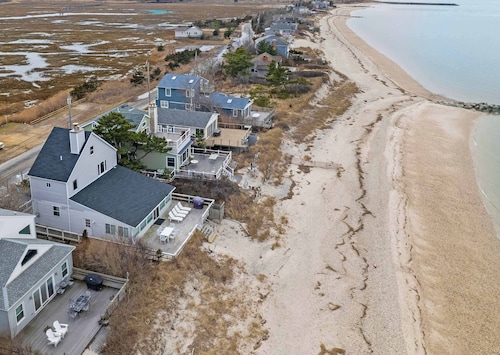 Luxury Beach House mit Panoramablick - 1. 5 Stunden nach NYC Sleeps 10 Soundview