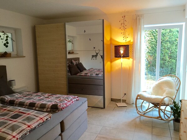 2 Schlafzimmer, Bügeleisen/Bügelbrett, kostenloses WLAN, Bettwäsche