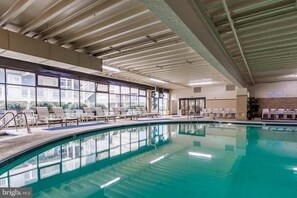 Indoor pool, outdoor pool
