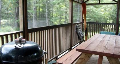 Plainfield House in a 10,000 acre state forest and private pond