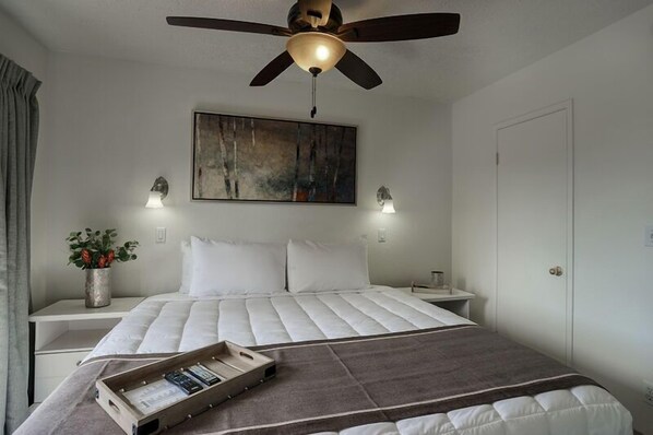 1 bedroom, iron/ironing board, Internet, bed sheets