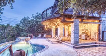 Lovely Hill Country Resort Style SPA/POOL-Sleeps 14 -20min DOWNTOWN