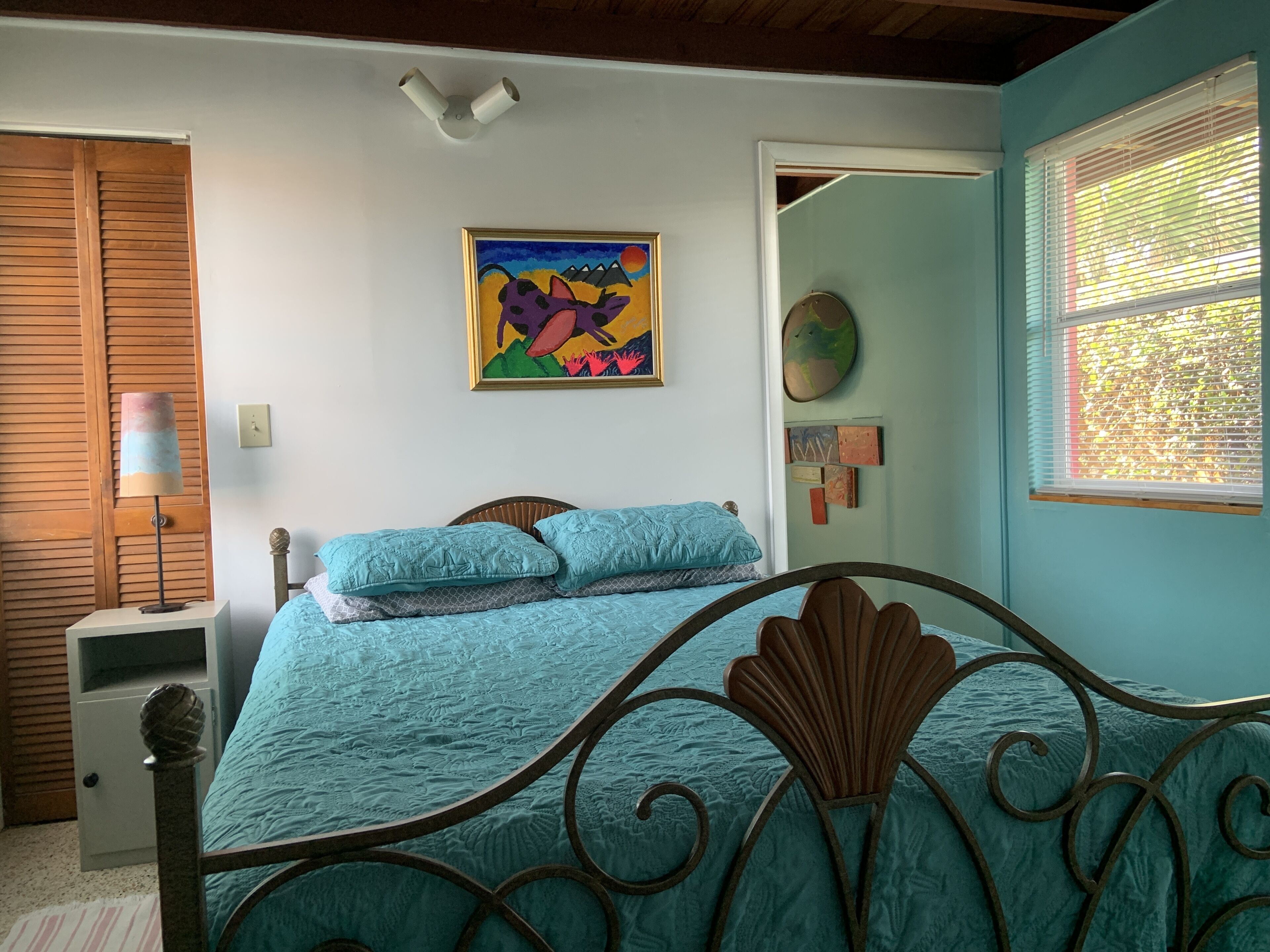 1 間睡房、熨斗/熨衫板、免費 Wi-Fi、床單