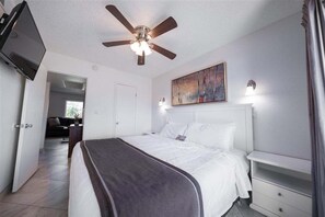 1 bedroom, iron/ironing board, Internet, bed sheets