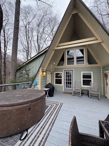A-Frame of Mind in the Smoky's, a mountain retreat.