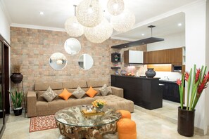 TV, DVD player - Zara The Ocean View Bali Villa (Jimbaran)