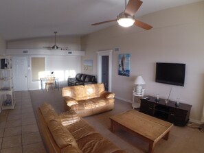 Smart TV, DVD player, toys, video library - Ocean front house, right on the beach. (South Padre Island)