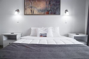 1 bedroom, iron/ironing board, Internet, bed sheets
