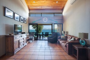 TV, DVD player, books