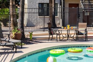 Una piscina riscaldata