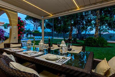 Stunning  Vilamoura Villa with Heated Pool in Extensive mature gardens