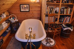 Suihkun ja ammeen yhdistelmä, hiustenkuivaaja, pyyhkeet, saippua