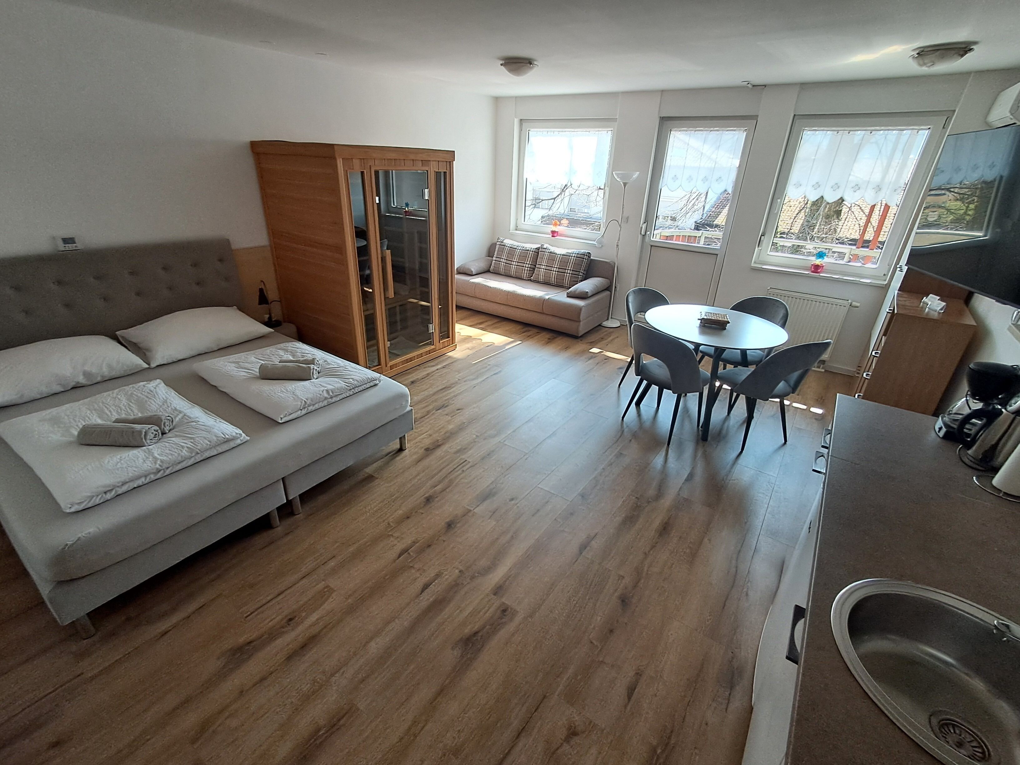 1 Schlafzimmer, kostenloses WLAN, Bettwäsche