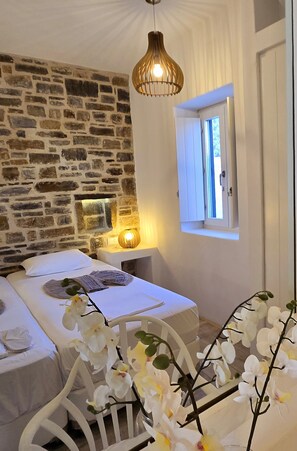 2 bedrooms, iron/ironing board, free WiFi, bed sheets - Paros Afrodite Luxury Villas ,Private Pool ,Quiet, Charming & Fantastic View (Paros)