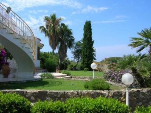 splendide villa jardin sicilien