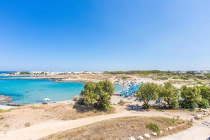 Beach nearby, sun-loungers
