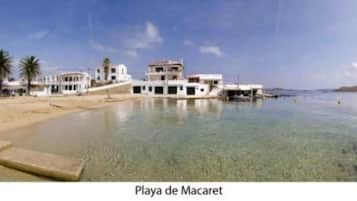 Vlak bij het strand