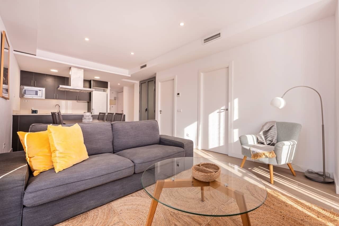 Bright and spacious living area