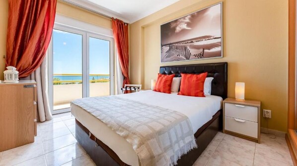 2 bedrooms, in-room safe, iron/ironing board, travel cot