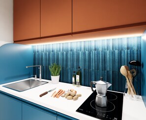 Fridge, microwave, stovetop, coffee/tea maker - Casa Pina Ocean (Sorrento)