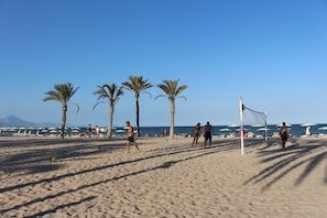 On the beach