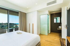 Comfort Villa, 4 Bedrooms, Private Pool | Beach/ocean view - Luxury Villa Amelia (Chania)