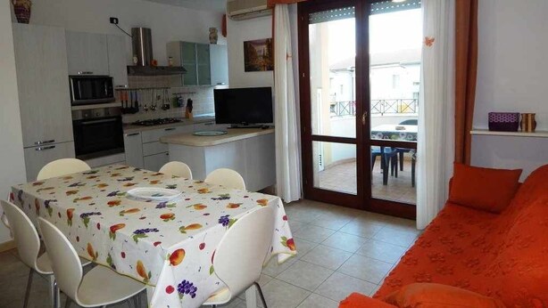 Living area - TRILO GEMELLI 2: comfortable apartment at the Lido beach (Alghero)
