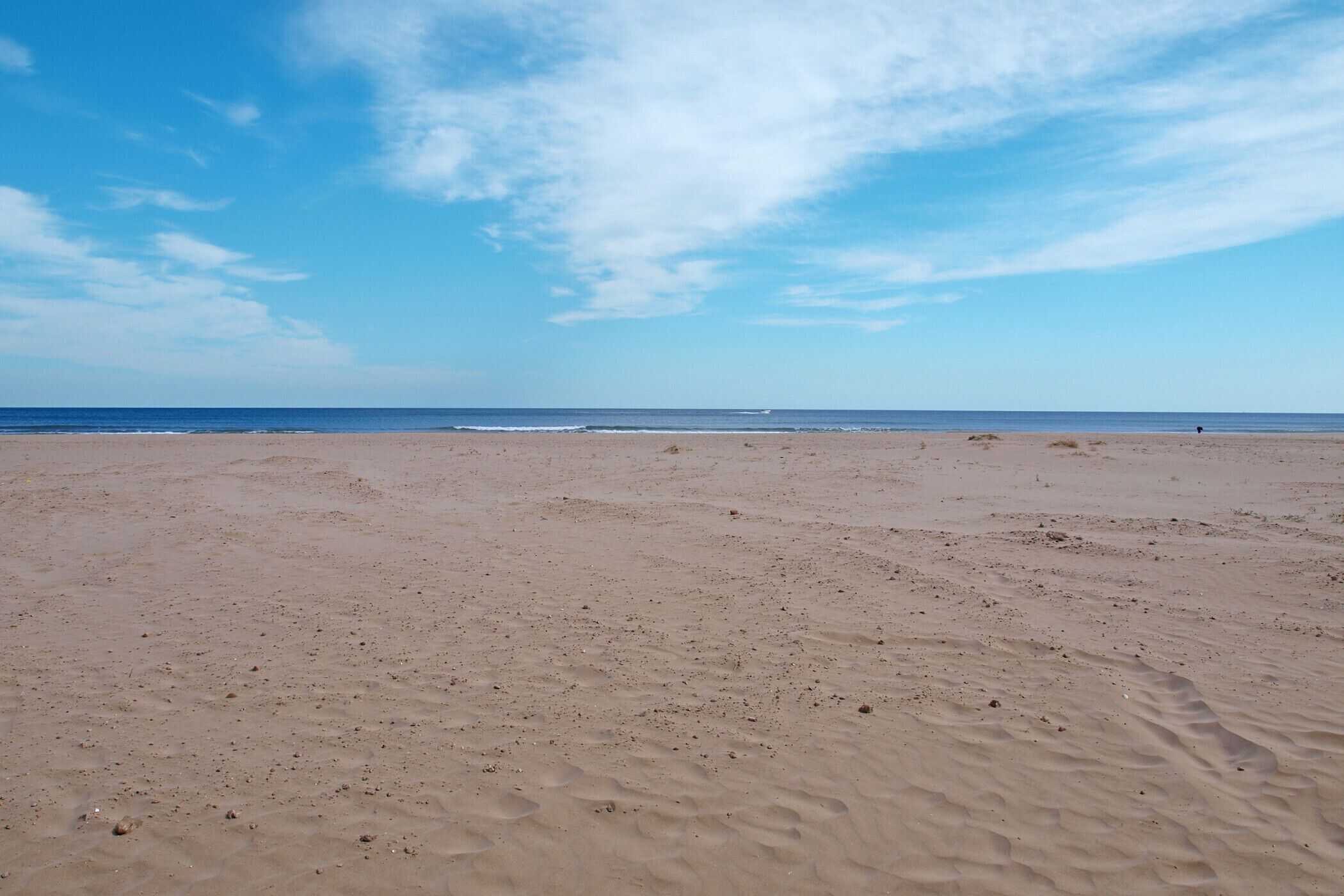 Vlak bij het strand
