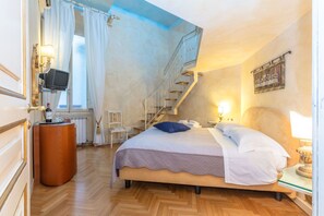 3 soverom, strykejern/-brett, reiseseng for barn og wi-fi (inkludert)