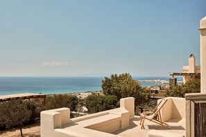 Terrace/patio - Diles & Rinies-Comfort Villa  [100m2] -sleeps 4 (Tinos)