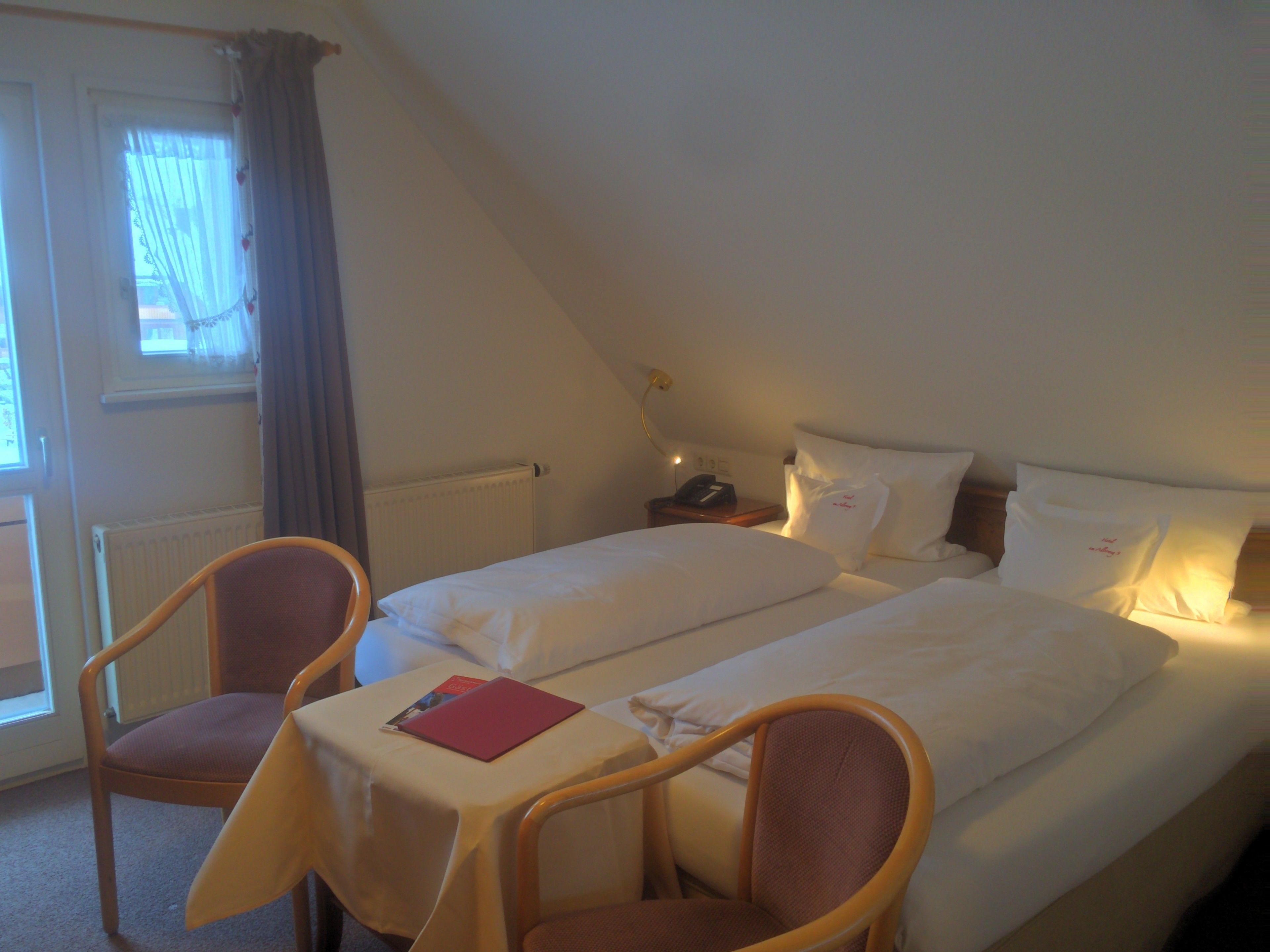 double room, balcony | in-room safe, desk, blackout curtains, rollaway beds